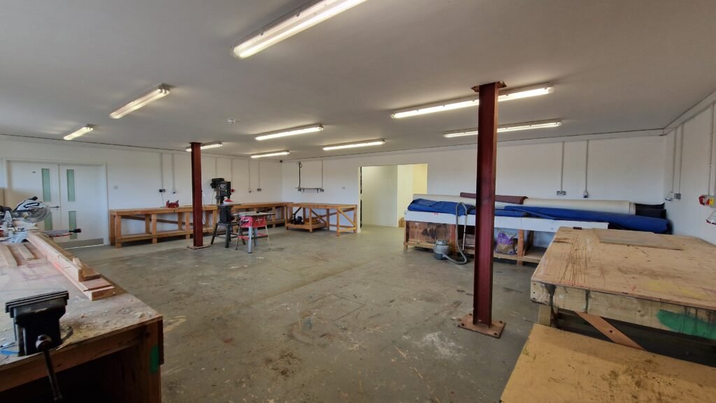 Workshop space for props and set construction